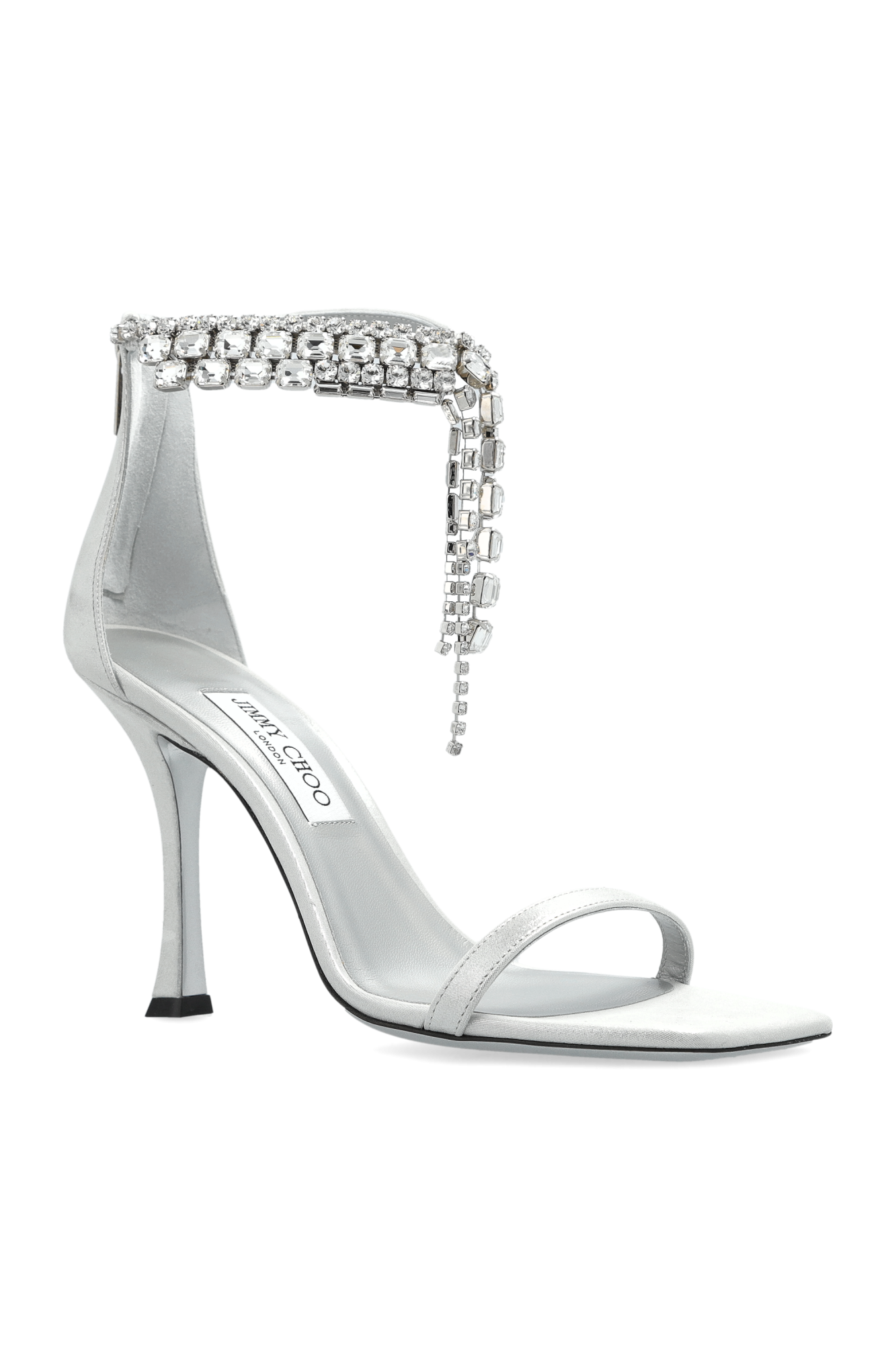 ★関税込み★ Jimmy Choo Sandal Jimmy Choo Azia 95mm square-toe Sandals | Black | FARFETCH PL